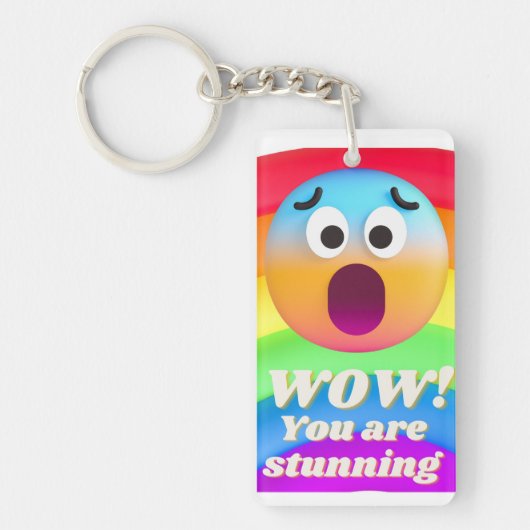 お前は発育障害だ キーホルダー (正面)