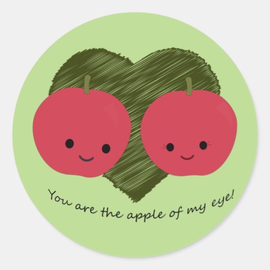 お前は目の玉だ ラウンドシール (正面)