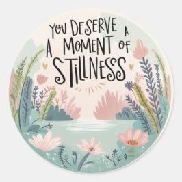 お前は直ちにステッカーを受けるがいい ラウンドシール