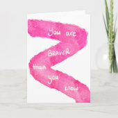 お前は知っているより勇敢だ カード (正面)