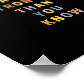 お前は知っているより強いカラフル- ポスター (角)