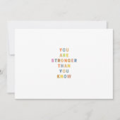 お前は知っているより強いカラフル- 招待状 (正面)