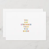 お前は知っているより強いカラフル- 招待状 (正面/裏面)