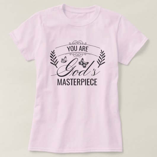 お前は神の最高傑作宗教的Tシャツだ Tシャツ (デザイン正面)