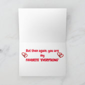 **お前は私のお気に入りの知らせ**ラブカード シーズンカード (内部)