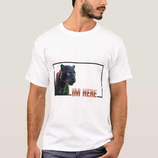 お前は私の目を見て話す勇気もないのか。ブラックパンサー Tシャツ