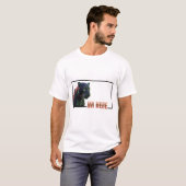 お前は私の目を見て話す勇気もないのか。ブラックパンサー Tシャツ (正面フル)
