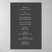 「お前は立派だと云うことを知れ」 ポスター (正面)