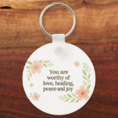 「お前は立派だ」と言うキーチェーン キーホルダー (正面)