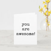 お前は素晴らし、勇気付けられる、持ち上げカード カード (黄色い花)