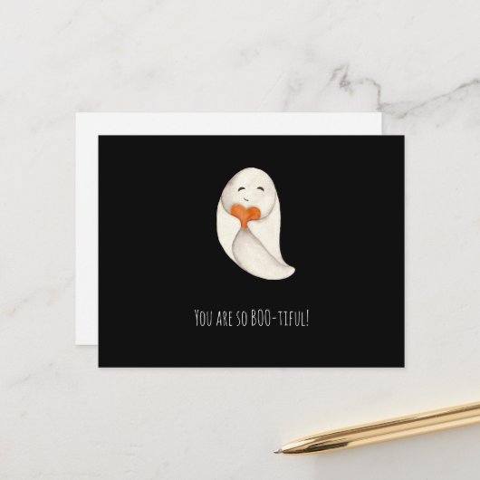 お前は美しいバおもしろいレンタインデー ポストカード (正面/裏面インサイチュ)