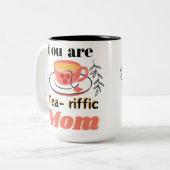 お前は美味しい母親だ ツートーンマグカップ (正面左)