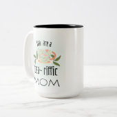 お前は美味しい母親だ ツートーンマグカップ (正面左)