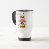 お前は美味しい母親だ トラベルマグ (正面左)