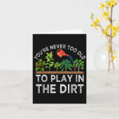 お前は老いたこと遊でも土の中でおもしろいも カード (黄色い花)