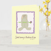 お前は考えばかだ カード (黄色い花)