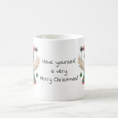 お前は聖降誕祭お目出度う コーヒーマグカップ (中央)