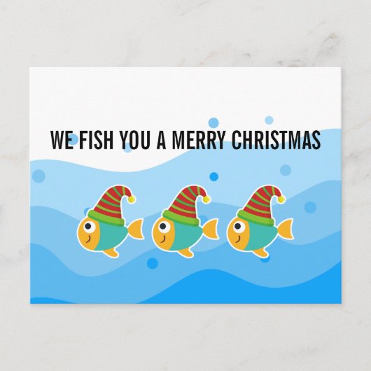 お前は聖降誕祭のお祝いカードが目出度う シーズンポストカード (正面)