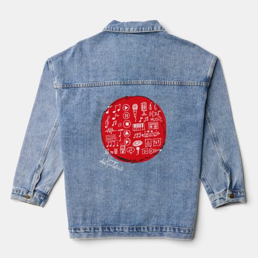 お前は聞... デニムジャケット (裏面)
