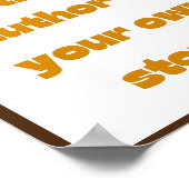 お前は自分の作家だ引用文 ポスター (角)