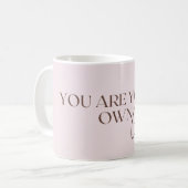 お前は自分の性分だ コーヒーマグカップ (正面左)