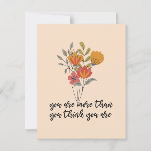 お前は自分より考えもだ ノートカード (正面)