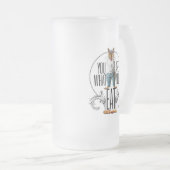 お前は自分食べだおもしろい – リスの実 フロストグラスビールジョッキ (正面右)