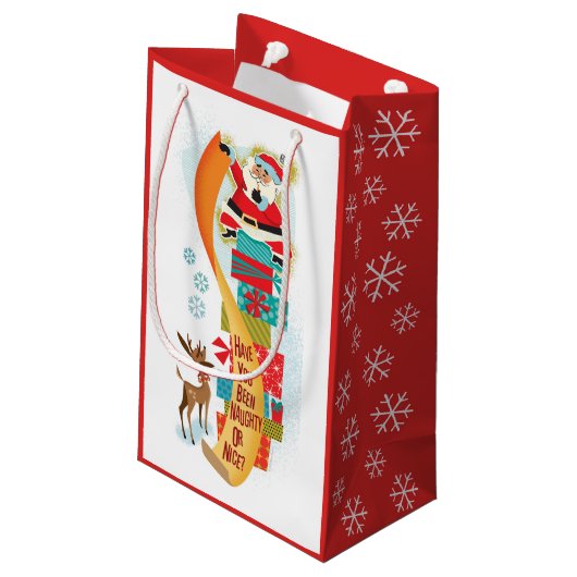 お前は良いけなかった？サンタ抱き枕 スモールペーパーバッグ (裏面アングル)