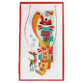 お前は良いけなかった？サンタ抱き枕 スモールペーパーバッグ (正面)