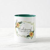 お前は花嫁のメイド・オナーになってくれないか母親に感謝 マグカップ (中央)