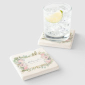 お前は花嫁メイド・オナー・フラワーギャルか ストーンコースター (横)