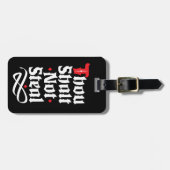 お前は荷物保護をおもしろい盗まない ラゲッジタグ (正面横)