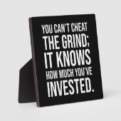 お前は計画を狂わせることはできないやる気を起こさせる- フォトプラーク (正面)