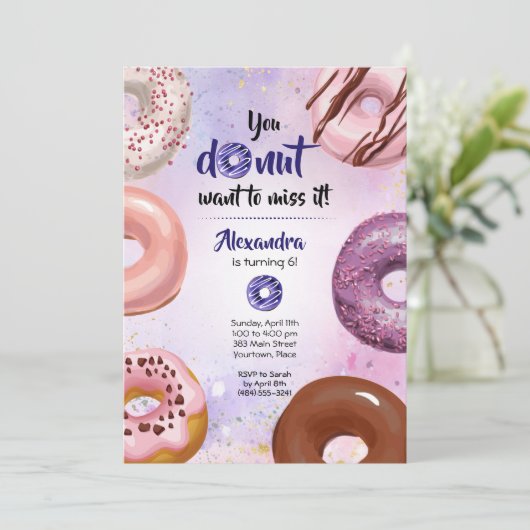 お前は誕生日パ恋しく思ーティの招待を望む 招待状 (スタンド正面)