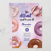 お前は誕生日パ恋しく思ーティの招待を望む 招待状 (正面/裏面)