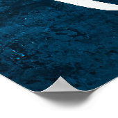 「お前は誰もいない」感動的引用文タイポグラフィ ポスター (角)