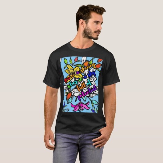 お前は輝く空の星だ Tシャツ (正面フル)