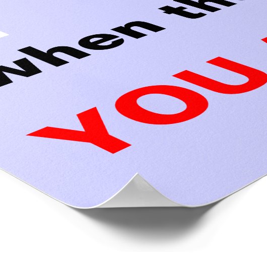 お前は遅刻だ！ ポスター (角)