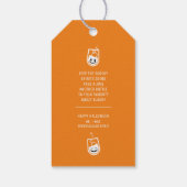 お前は酔っ払われた!ギフトタグ ギフトタグ (裏面)