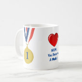 「お前は金ゴールドだ!」 マザーズ・デイ・マグ コーヒーマグカップ (正面左)