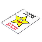 お前は金ゴールド星だ ノートブック (左側)