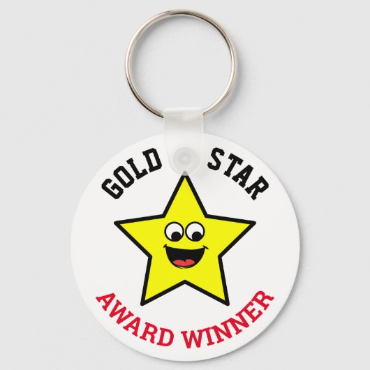 お前は金ゴールド星だ |受賞者 キーホルダー (正面)