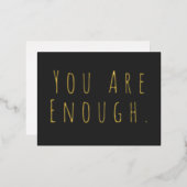 お前は金感動的箔はがき 箔招待状ポストカード (正面/裏面)