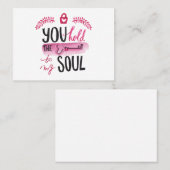 お前は鍵を持っている 名刺 (正面/裏面)