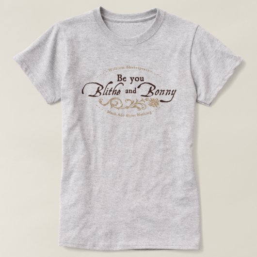 お前は陽気で質素だ Tシャツ (デザイン正面)