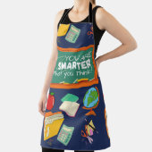 お前は頭が切れるよ考えり、先生、学生 エプロン (インサイチュ)