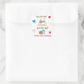 お前は頭が切れるバレンタインのクッキーだ スクエアシール (バッグ)