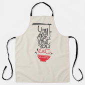 お前は食べだ エプロン (正面)