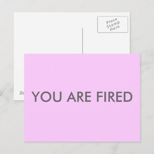 お前は首だ ポストカード (正面/裏面)