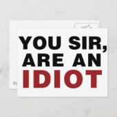 お前は馬鹿だ ポストカード (正面/裏面)